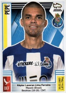 Sticker Pepe - Futebol 2019-2020 n. 210 - Panini