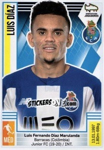 Sticker Luis Díaz - Futebol 2019-2020 n. 217 - Panini