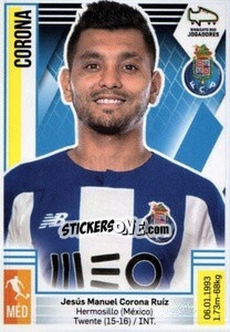Sticker Jesus Corona - Futebol 2019-2020 n. 218 - Panini