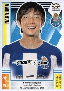 Sticker Shoya Nakajima - Futebol 2019-2020 - Panini