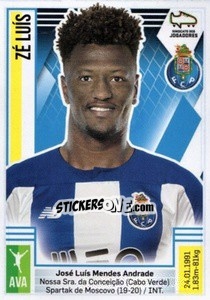 Sticker Zé Luís - Futebol 2019-2020 - Panini