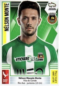Cromo Nélson Monte - Futebol 2019-2020 n. 228 - Panini