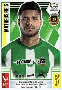 Sticker Matheus Reis - Futebol 2019-2020 - Panini