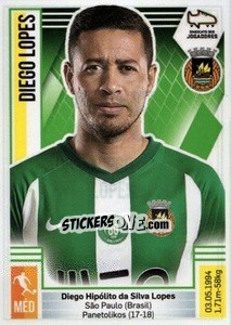 Cromo Diego Lopes - Futebol 2019-2020 - Panini