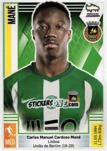 Sticker Carlos Mané - Futebol 2019-2020 n. 236 - Panini