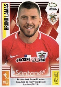 Sticker Bruno Lamas - Futebol 2019-2020 n. 250 - Panini