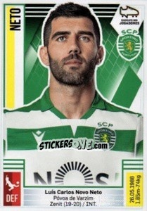 Sticker Luis Neto - Futebol 2019-2020 - Panini