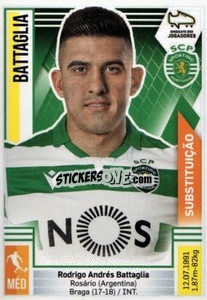 Sticker Rodrigo Battaglia - Futebol 2019-2020 n. 265bis - Panini