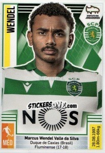Sticker Wendel - Futebol 2019-2020 n. 266 - Panini