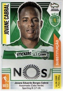 Sticker Jovane Cabral - Futebol 2019-2020 - Panini