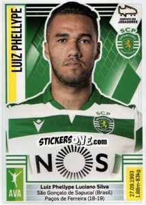Sticker Luiz Phellype - Futebol 2019-2020 - Panini