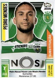 Sticker Pedro Mendes - Futebol 2019-2020 - Panini