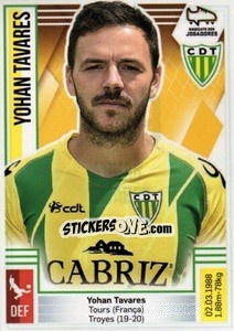 Sticker Yohan Tavares - Futebol 2019-2020 - Panini