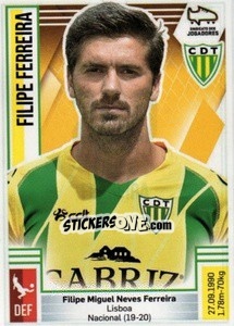 Sticker Filipe Ferreira - Futebol 2019-2020 n. 280 - Panini