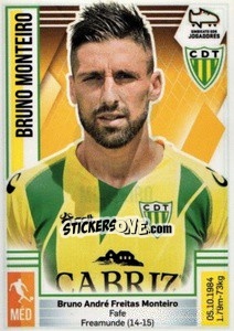 Sticker Bruno Monteiro - Futebol 2019-2020 - Panini