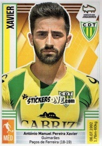 Sticker Xavier - Futebol 2019-2020 - Panini