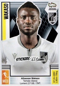 Figurina Wakaso - Futebol 2019-2020 - Panini