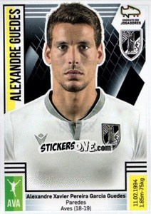 Sticker Alexandre Guedes - Futebol 2019-2020 n. 307 - Panini