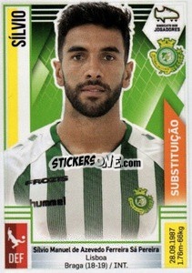 Sticker Sílvio - Futebol 2019-2020 - Panini