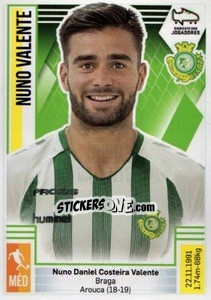 Sticker Nuno Valente - Futebol 2019-2020 - Panini