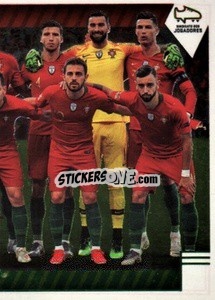 Figurina Equipa Portugal (puzzle 2) - Futebol 2019-2020 - Panini