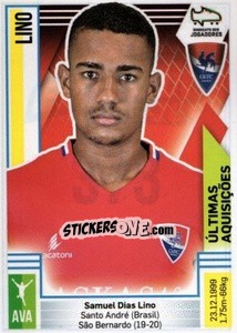 Sticker Lino (Gil Vicente) - Futebol 2019-2020 - Panini