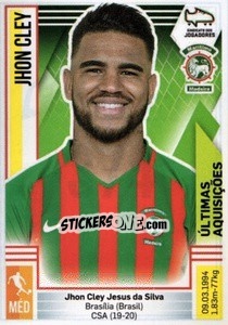 Sticker Jhon Cley (Marítimo) - Futebol 2019-2020 n. 374 - Panini
