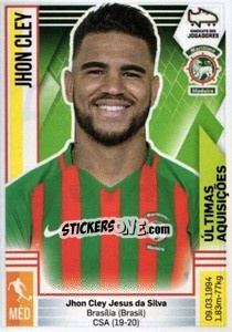 Sticker Jhon Cley (Marítimo) - Futebol 2019-2020 - Panini