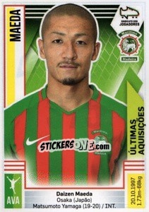 Sticker Maeda (Marítimo) - Futebol 2019-2020 - Panini