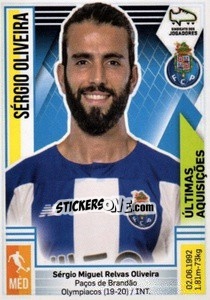 Sticker Sérgio Oliveira (Porto) - Futebol 2019-2020 n. 379 - Panini