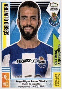 Sticker Sérgio Oliveira (Porto) - Futebol 2019-2020 - Panini