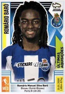 Sticker Romário Baró (Porto) - Futebol 2019-2020 n. 380 - Panini