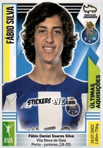 Sticker Fábio Silva (Porto) - Futebol 2019-2020 n. 381 - Panini