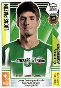 Sticker Lucas Piazón (Rio Ave) - Futebol 2019-2020 n. 383 - Panini