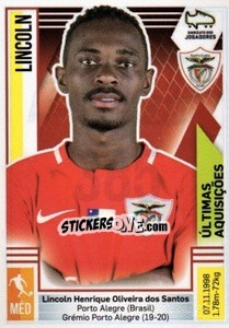 Sticker Lincoln (Santa Clara) - Futebol 2019-2020 n. 385 - Panini