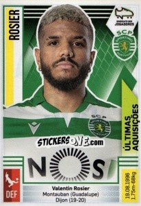 Sticker Valentin Rosier (Sporting) - Futebol 2019-2020 - Panini