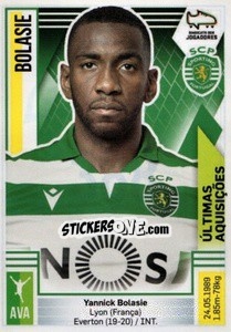 Sticker Yannick Bolasie (Sporting) - Futebol 2019-2020 n. 388 - Panini
