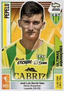 Sticker Pepelu (Tondela) - Futebol 2019-2020 n. 390 - Panini