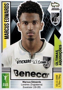 Sticker Marcus Edwards (V.Guimarães) - Futebol 2019-2020 - Panini