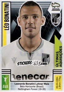 Sticker Léo Bonatini (V.Guimarães) - Futebol 2019-2020 n. 393 - Panini
