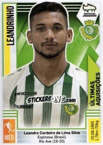 Figurina Leandrinho (V.Setúbal) - Futebol 2019-2020 n. 394 - Panini