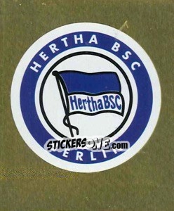Sticker Hertha BSC Berlin - Goldwappen - German Football Bundesliga 2000-2001 - Panini