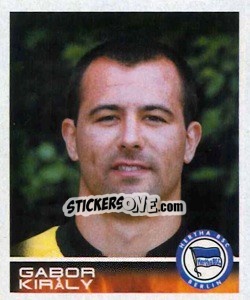 Cromo Gabor Kiraly - German Football Bundesliga 2000-2001 - Panini