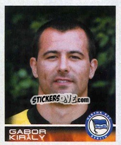 Sticker Gabor Kiraly - German Football Bundesliga 2000-2001 n. 10 - Panini