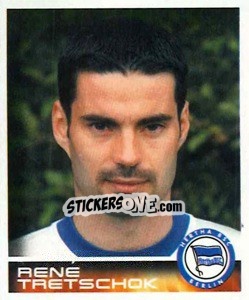 Sticker René Tretschok - German Football Bundesliga 2000-2001 - Panini