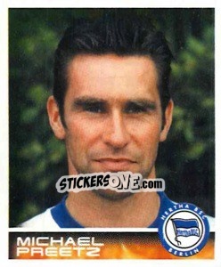 Figurina Michael Preetz - German Football Bundesliga 2000-2001 - Panini