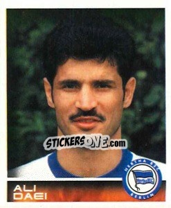 Sticker Ali Daei - German Football Bundesliga 2000-2001 - Panini