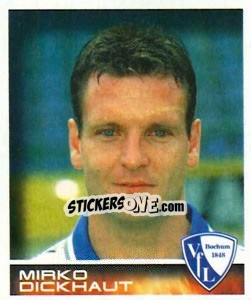 Sticker Mirko Dickhaut - German Football Bundesliga 2000-2001 - Panini