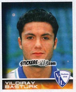 Sticker Yildiray Bastürk - German Football Bundesliga 2000-2001 - Panini