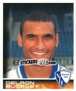 Cromo Delron Buckley - German Football Bundesliga 2000-2001 - Panini